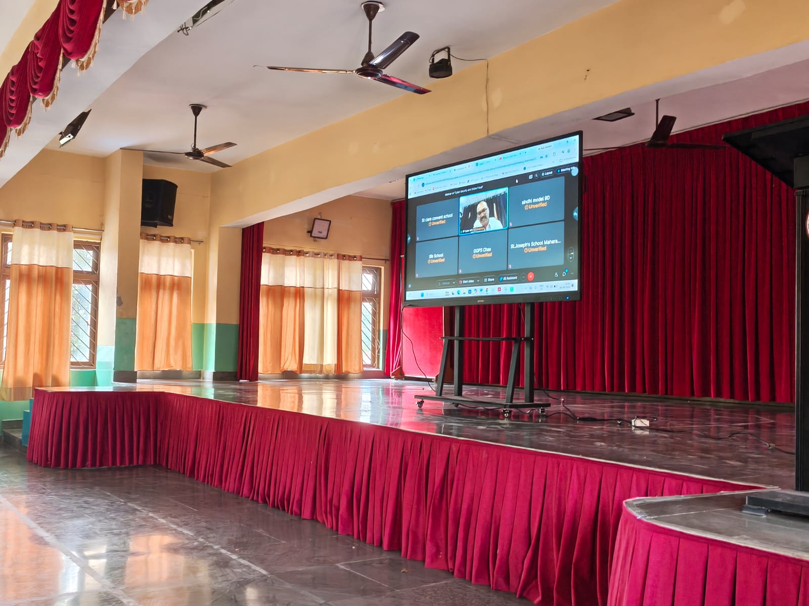 Webinar Cyber security organised by CBSE